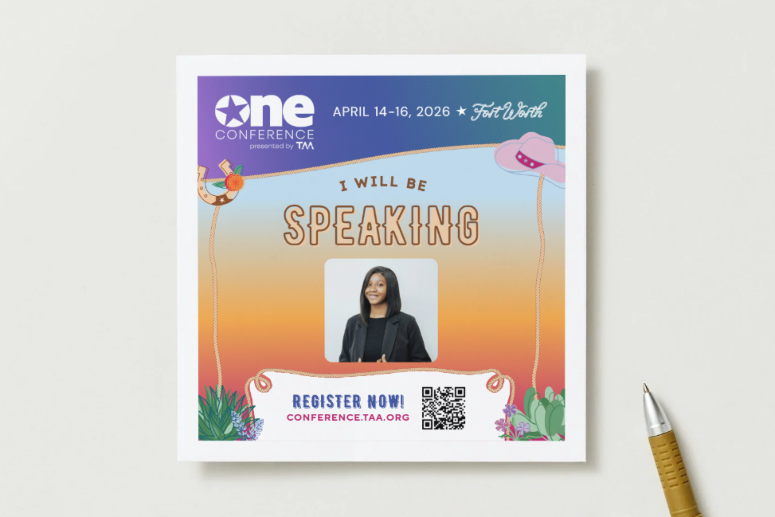 2026 TAA ONE Conference Promo Kit